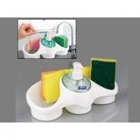 Органайзер за мивка с дозатор за препарат за съдове, снимка 4 - Органайзери - 39951706