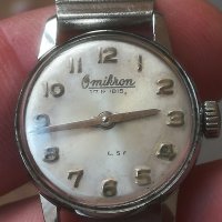 Дамски часовник Omikron. Swiss made. Швейцарски часовник. Ретро. Механичен. Vintage watch. , снимка 2 - Луксозни - 35500200