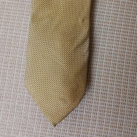 жълта мъжка копринена вратовръзка, снимка 1 - Други - 36539342