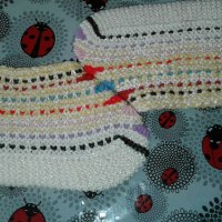 Дамски плетени терлици , снимка 6 - Пантофи - 27393464