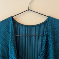 Тюркоазена рокля солей с ръкави тип прилеп ❤️, снимка 4 - Рокли - 43985416