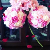 Топки от постоянни рози за сватба,кръщене,годеж,моминско парти,Свети Валентин, снимка 7 - Изкуствени цветя - 27882857