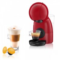 Кафемашина, Krups KP1A0531, Dolce Gusto PICCOLO XS, 1340-1600 W, 0.8l, 15 bar, Red, снимка 1 - Кафемашини - 38420771