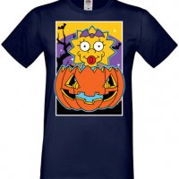 Мъжка тениска The Simpsons Maggie Simpson 03,Halloween,Хелоуин,Празник,Забавление,Изненада,Обичаи,, снимка 6 - Тениски - 38137468