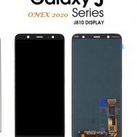 Нов 100% Оригинален LCD Дисплей + Тъч скрийн Samsung Galaxy J8 SM-J810F Black, снимка 1 - Резервни части за телефони - 33679754