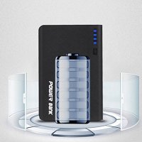 2.1A 4х USB Power Bank 4x 18650 Зарядно за батерия Направи си сам Кутия Калъф Комплект за телефон, снимка 3 - Външни батерии - 37528538