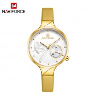 Дамски часовник NAVIFORCE Feminino Yellow/Gold 5001L GWY. , снимка 1 - Дамски - 34751955