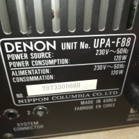 DENON UPA-F88 AMPLIFIER ВНОС SWISS 1212231536, снимка 12 - Ресийвъри, усилватели, смесителни пултове - 43380296