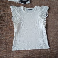 Блуза с дантела , снимка 1 - Тениски - 44843964