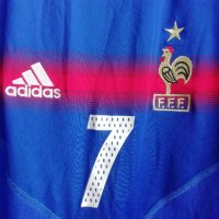 France Robert Pires #7 Adidas оригинална тениска фланелка Франция Пирес , снимка 3 - Тениски - 37962735