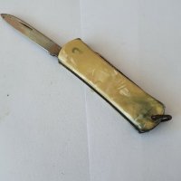 Антикварно немско джобно ножче седеф , снимка 3 - Антикварни и старинни предмети - 38491309