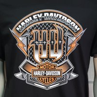 Нова мъжка тениска с дигитален печат HARLEY DAVIDSON, мотори в черен цвят, снимка 2 - Тениски - 38996321