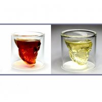 Стъклена чаша във формата на череп 1020, снимка 7 - Други стоки за дома - 34597388
