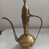 Стар бронзов османски ибрик , снимка 2 - Антикварни и старинни предмети - 39411267