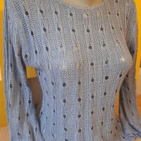 Мрежеста блуза р-р M, снимка 2 - Блузи с дълъг ръкав и пуловери - 32643433