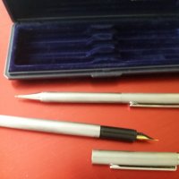 Метални писалка с мастило и тънкописец молив BALLOGRAF Serie 2000 в комплект с кутия , снимка 3 - Антикварни и старинни предмети - 32693381