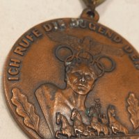 Медал от Олимпиадата в Берлин 1936г., снимка 3 - Антикварни и старинни предмети - 43801636