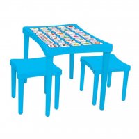 Комплект детска масичка с 2 столчета, снимка 2 - Маси - 32965986