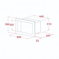 Микровълнова фурна за вграждане ТЕКА MS 620 BIH, снимка 5 - Микровълнови - 38671750