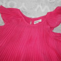 Цикламена рокличка H&M за 8-9 годишни , снимка 8 - Детски рокли и поли - 26415411