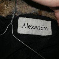 Продавам ново дамско яке с качулка Alexandra размер 42 заешка кожа, снимка 2 - Якета - 33589384