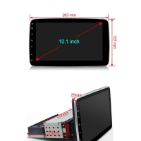 10" 1-DIN универсална мултимедия с Android 13, 64GB ROM , RAM 2GB DDR3, снимка 9 - Аксесоари и консумативи - 44911447