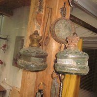 стари газени лампи 2 броя , снимка 4 - Други ценни предмети - 40803234