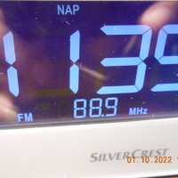 SilverCrest srwk 800 a1 - радиочасовник с 2 аларми и зарядно за телефон, снимка 11 - Други - 38208796
