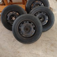 Железни джанти с гуми, снимка 6 - Гуми и джанти - 43850100