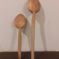 Стари дървени лъжици., снимка 2 - Други ценни предмети - 34660800