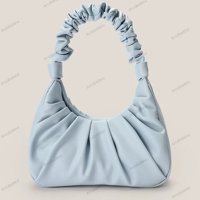 Дамска кожена чанта с плисе багет за рамо, 5цвята - 024, снимка 6 - Чанти - 42010853