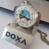 Рядък антикварен джобен часовник Молния , снимка 4 - Антикварни и старинни предмети - 38480523