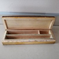 Дървена кутия моливник 21 х 7 х 4 см. , снимка 12 - Други стоки за дома - 36902057