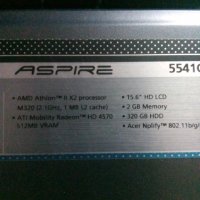 Лаптоп Acer Aspire 5541G на части, снимка 4 - Части за лаптопи - 28130346