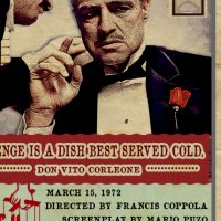 Кръстникът Дон Вито Корлеоне постер плакат The Godfather, снимка 5 - Картини - 35504359