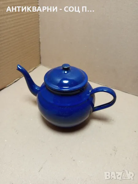 Соц Стар Малък Емайлиран Чайник., снимка 1