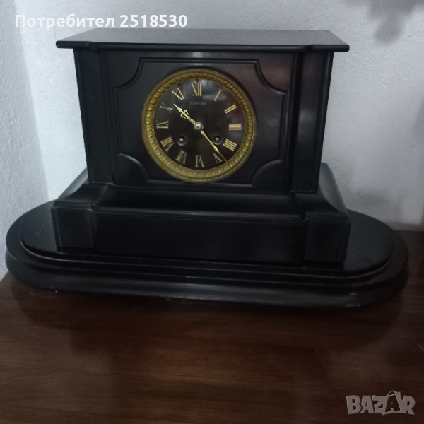 Старинен каминен часовник , снимка 1