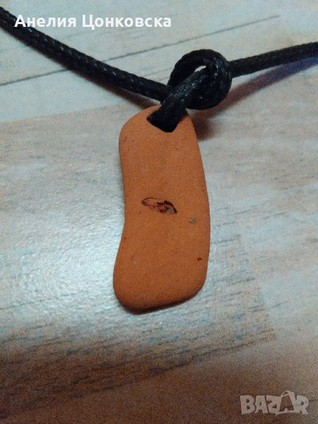 Колие с морски камък, снимка 1