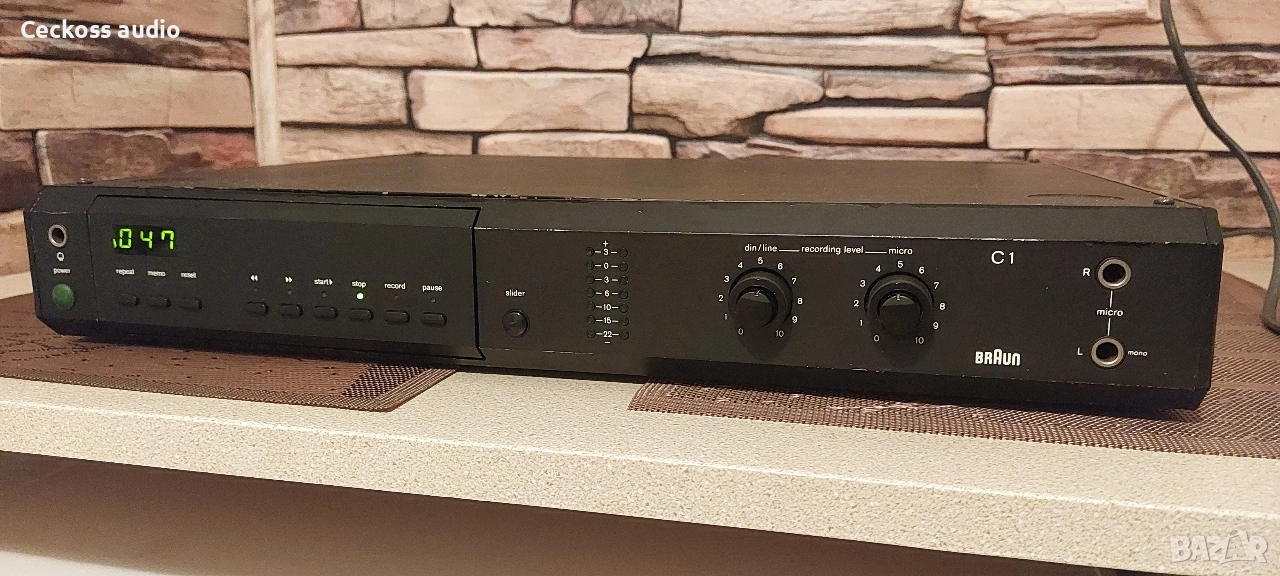 Двуглав касетен дек BRAUN C1, снимка 1