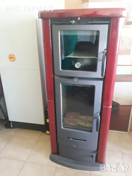 Печка на дърва THERMOROSSI мод. 860 с фурна и кахлени плочи, снимка 1