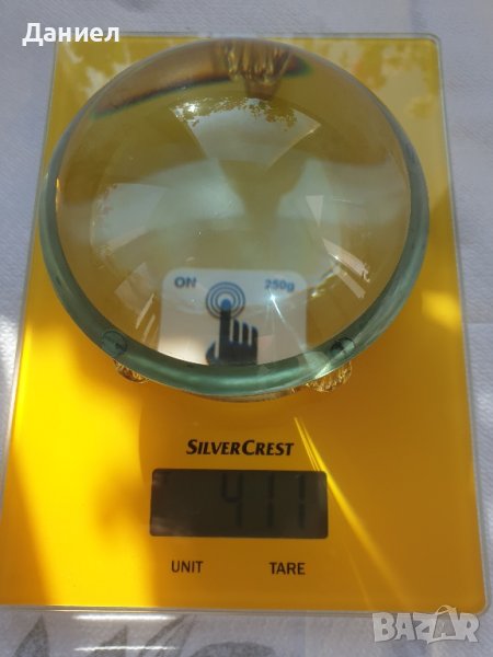 Бронзова настолна лупа с античен дизайн , снимка 1