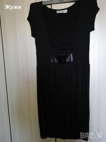Ежедневна черна дамска рокля М размер , снимка 1