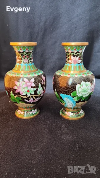 2 красиви китайски вази, снимка 1
