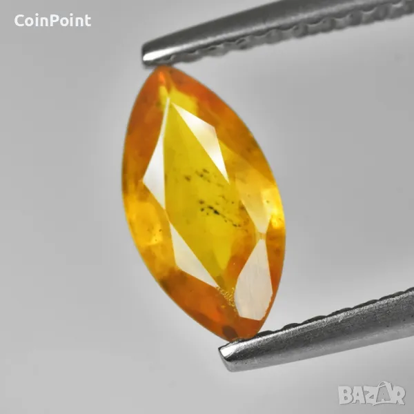 Жълт Сапфир маркиз , снимка 1