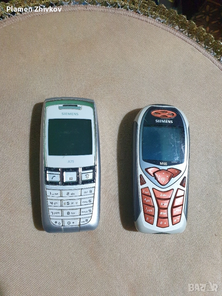 стари мобилни телефони SIMENS M55 и А75 , снимка 1