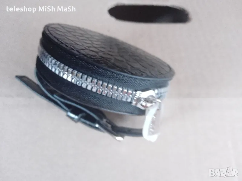 дамско портмоне 85 ММ диаметър за монети с цип, снимка 1