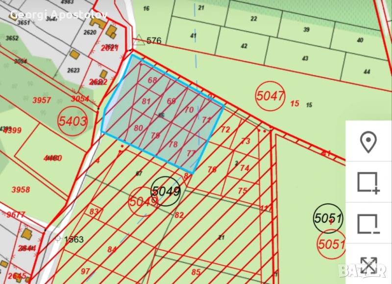 Парцел Боровец юг 5 парцела, снимка 1