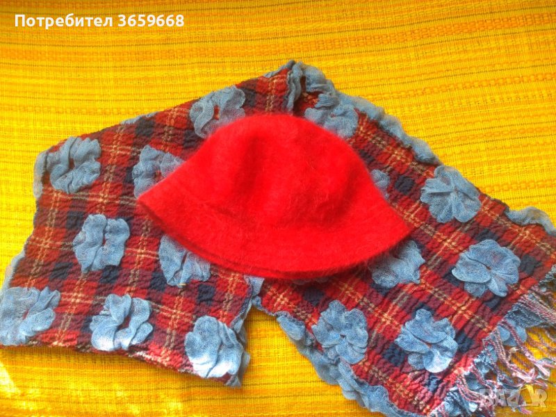 Комплект от шапка и шал, снимка 1