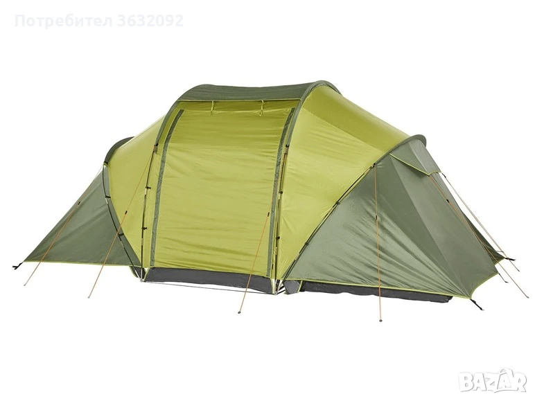 Голяма палатка със затъмнение за 4 души - Нова, снимка 1