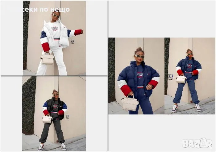 Дамски спортен комплект + яке Tommy Hilfiger - Налични различни цветове Код D1564, снимка 1